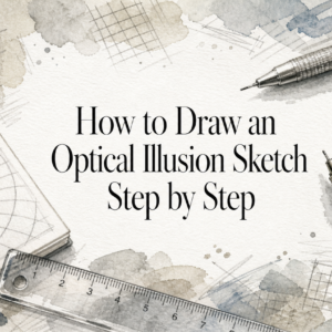 How to Draw an Optical Illusion Sketch Step by Step